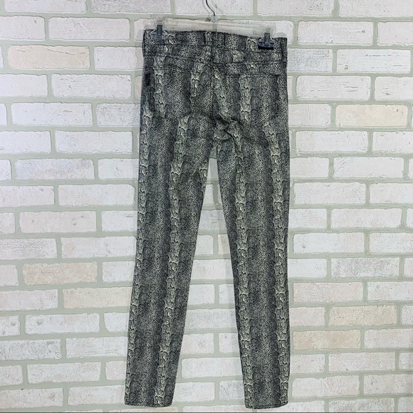 Paige Verdugo Ultra Skinny Jeans in Python Print Size 26 - Picture 7 of 11